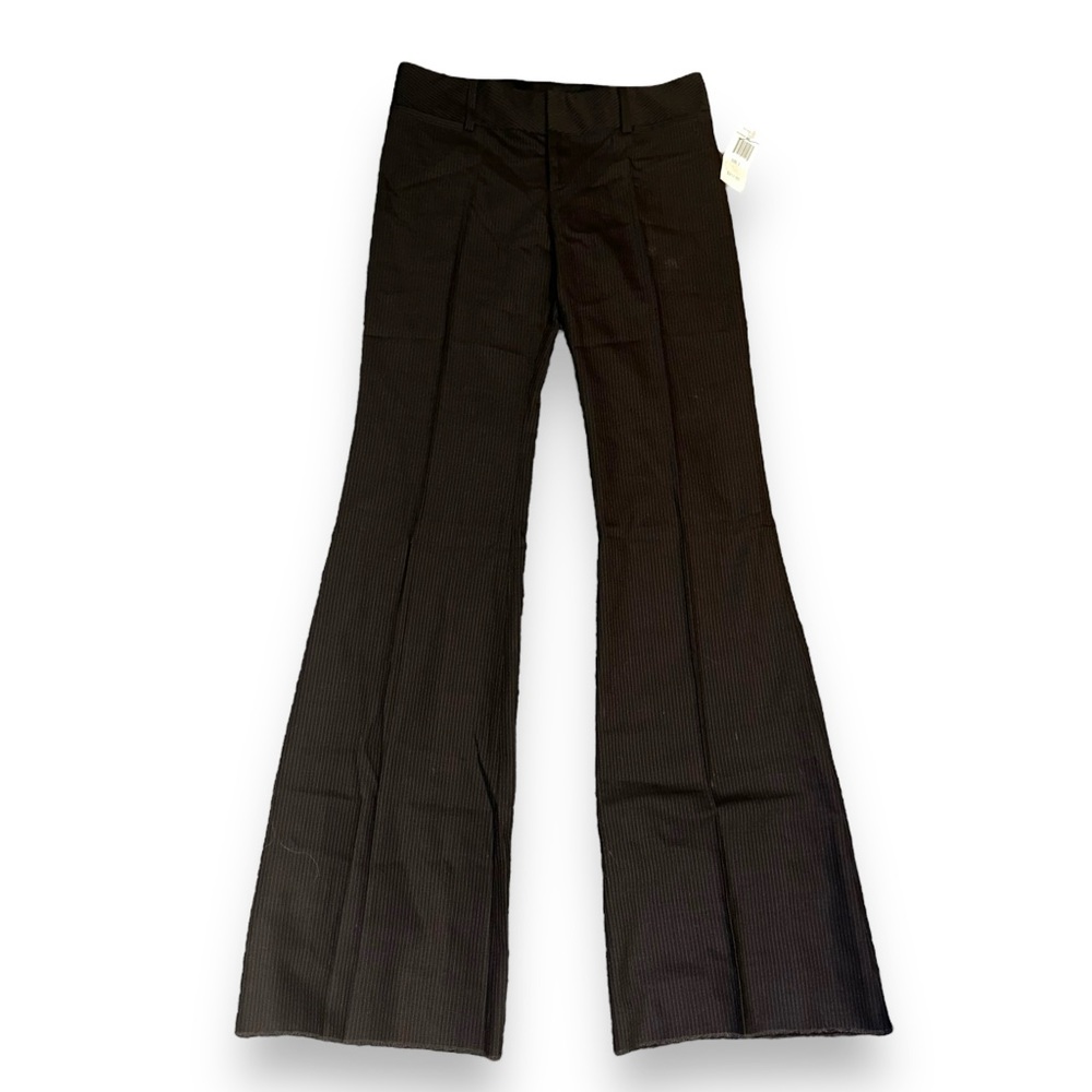 Raven Tailored pinstriped flare leg pants